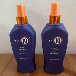 Its A 10 - Miracle Leave-in Plus Keratin (2 Bottles)